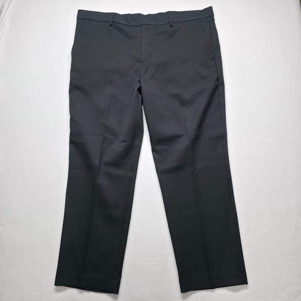 Savane Men's Black Comfort‎ Waistband Performance Dress Pants Size 40x30 NWT